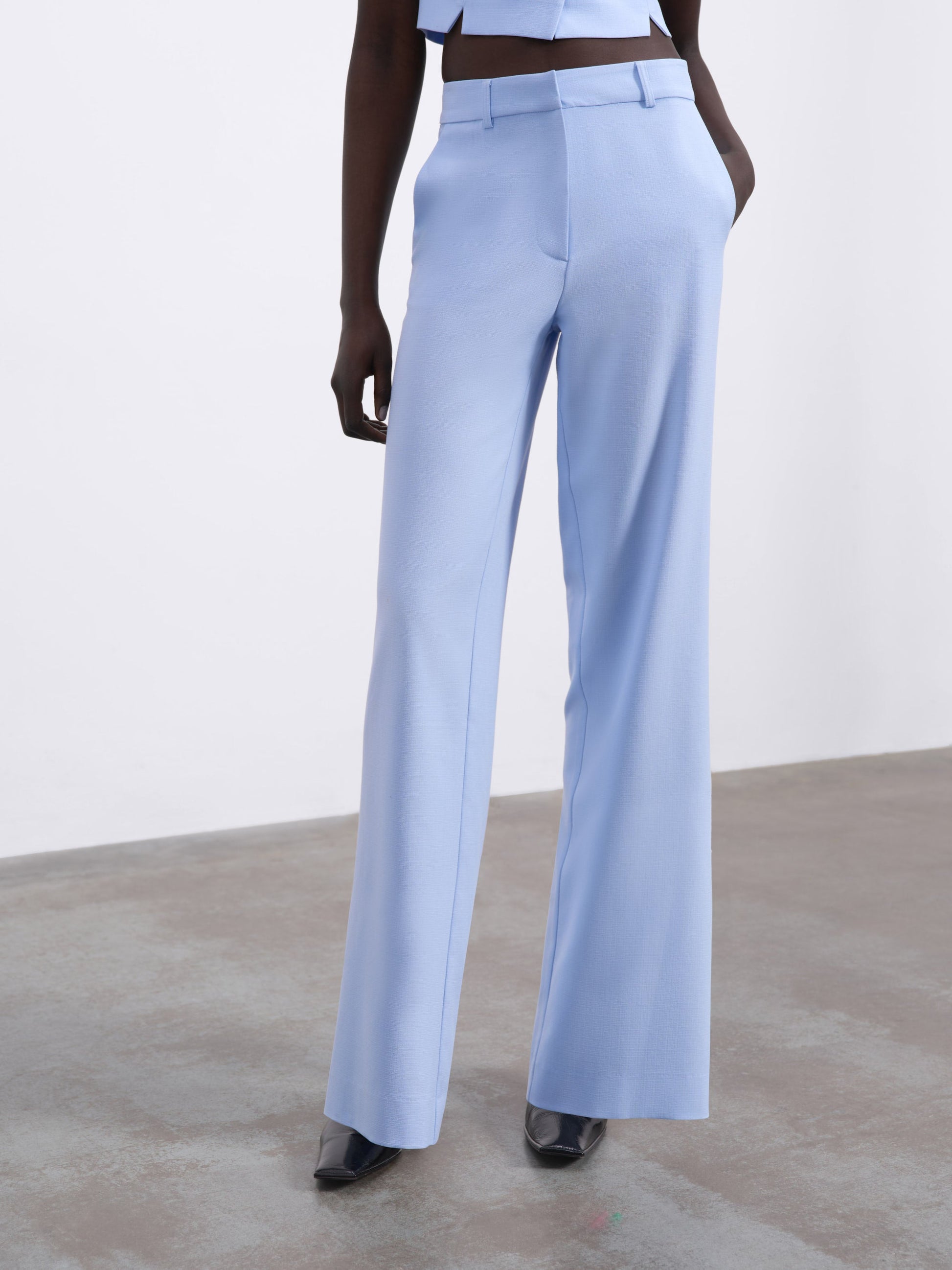 Aura Tailored Straight-Leg Trousers